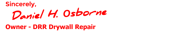 Daniel Osborne DRR Drywall Repair