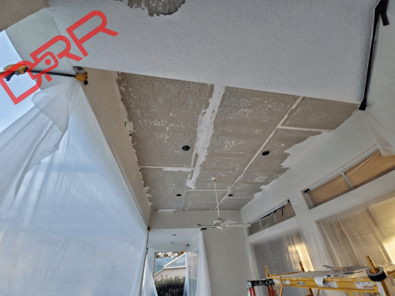 Completed Drywall Repairs by DRR Drywall Repai of Ocala Florida